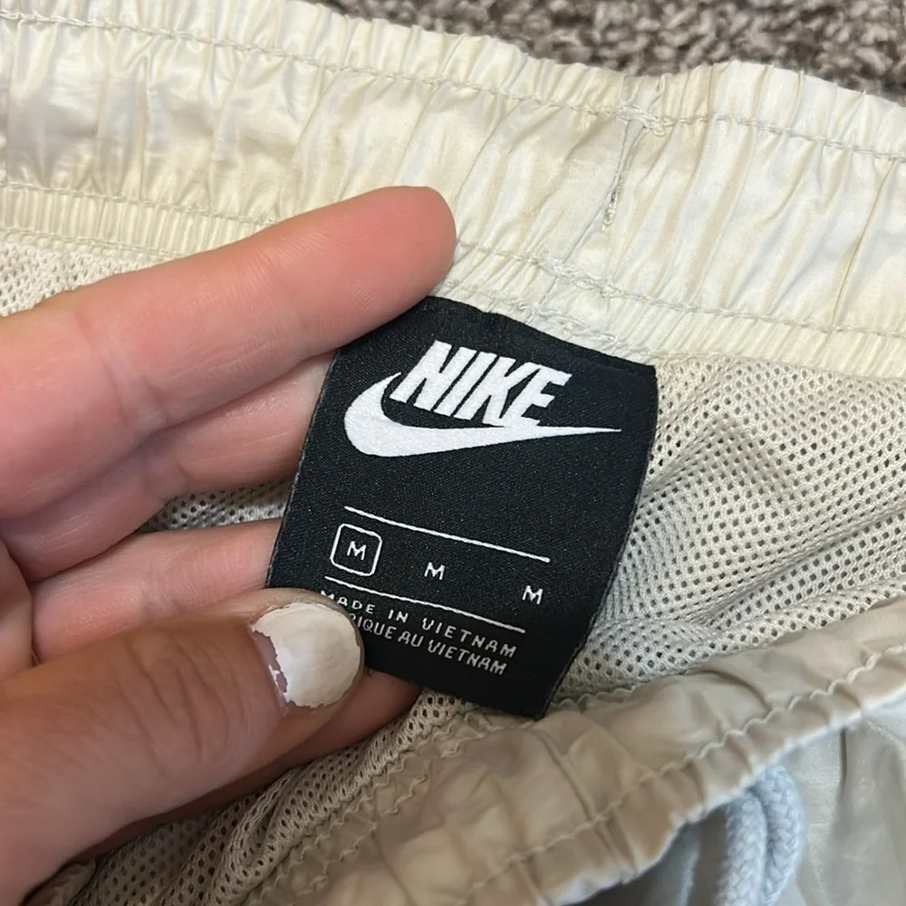 Nike Beige Sportswear Archive Remix Track Pants Medium - Picture 7 of 9